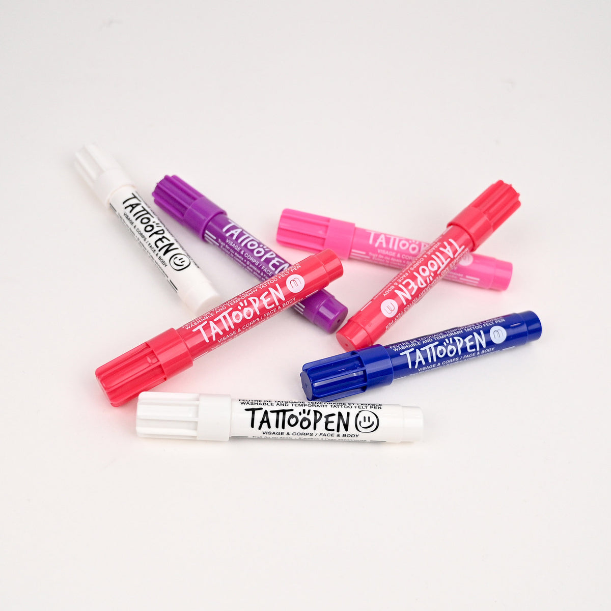 Zmywalny Marker do Ciała i Twarzy dla Dzieci, Granatowy, 2,5 g - Nailmatic Tattoopen