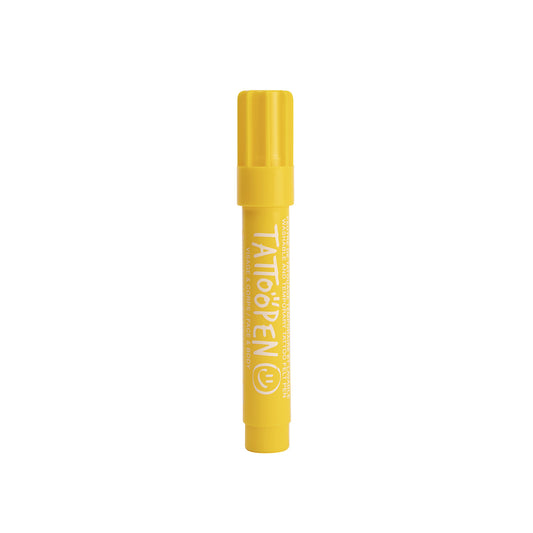 Zmywalny Marker do Ciała i Twarzy dla Dzieci, Żółty, 2,5 g- Nailmatic Tattoopen