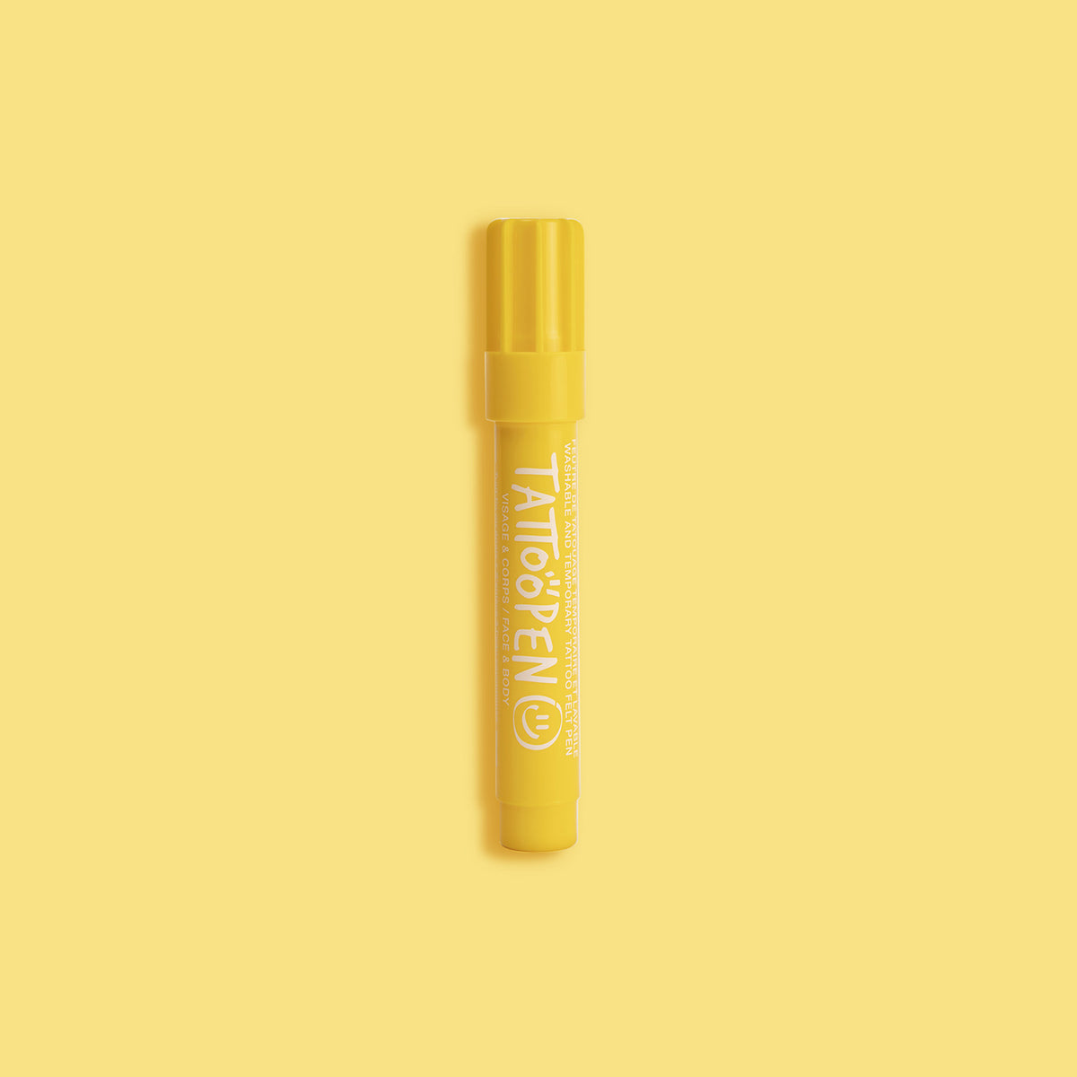 Zmywalny Marker do Ciała i Twarzy dla Dzieci, Żółty, 2,5 g- Nailmatic Tattoopen