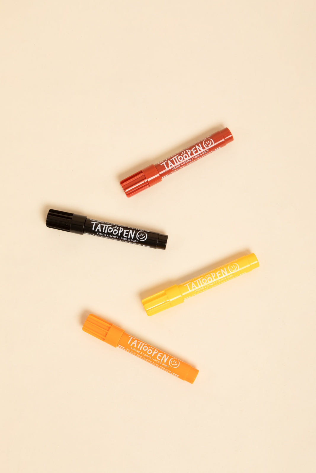 Zmywalny Marker do Ciała i Twarzy dla Dzieci, Żółty, 2,5 g- Nailmatic Tattoopen