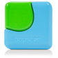 bopster Cube Spinner NEON- niebieski/ zielony