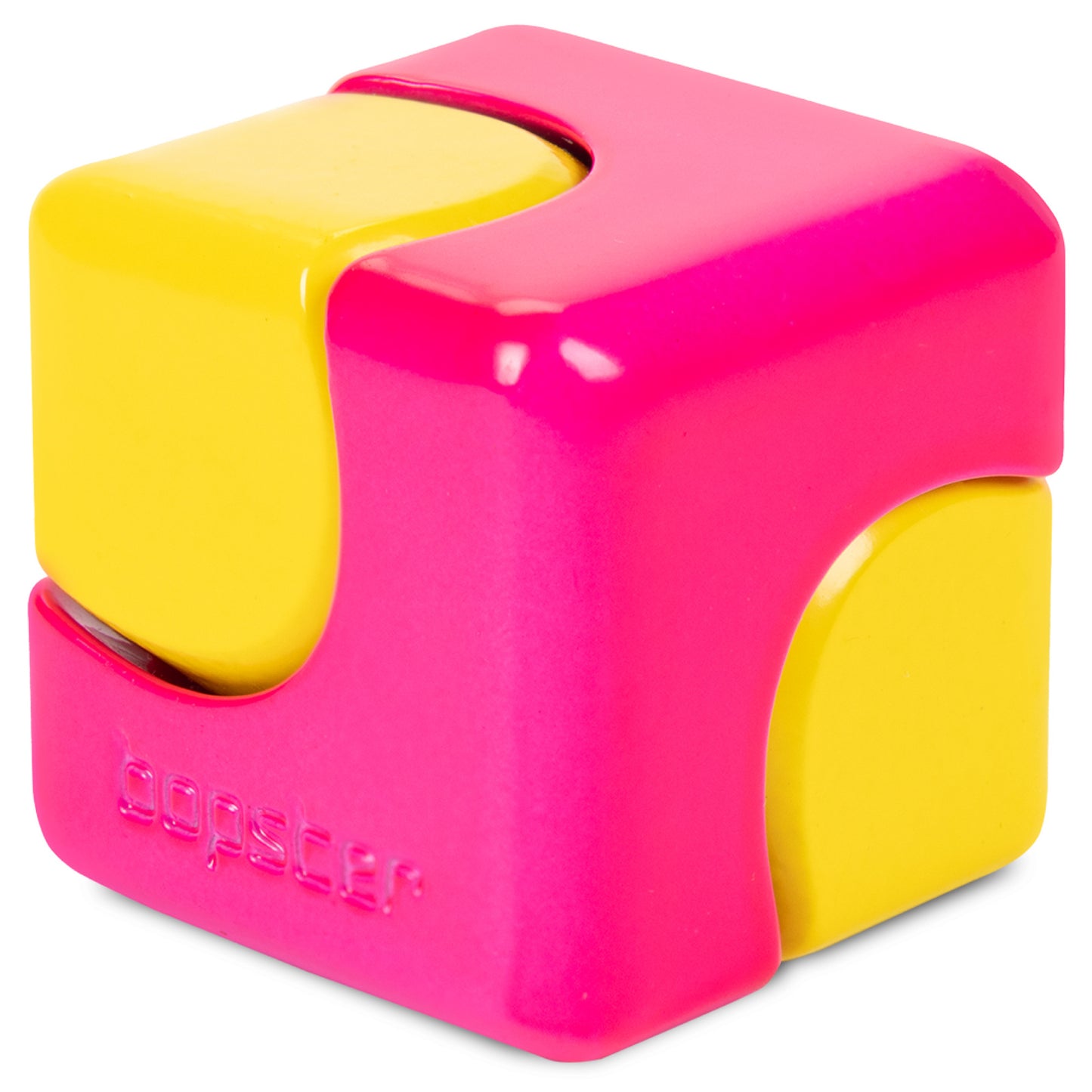 bopster Cube Spinner NEON- różowy/ żółty