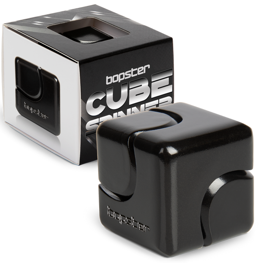 bopster Fidget Cube Spinner - Czarny
