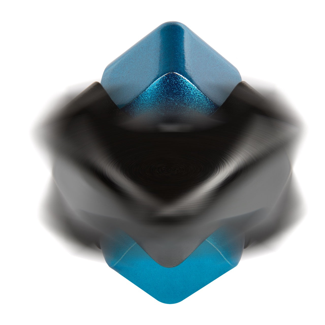 bopster Fidget Cube Spinner - Czarny/Niebieski