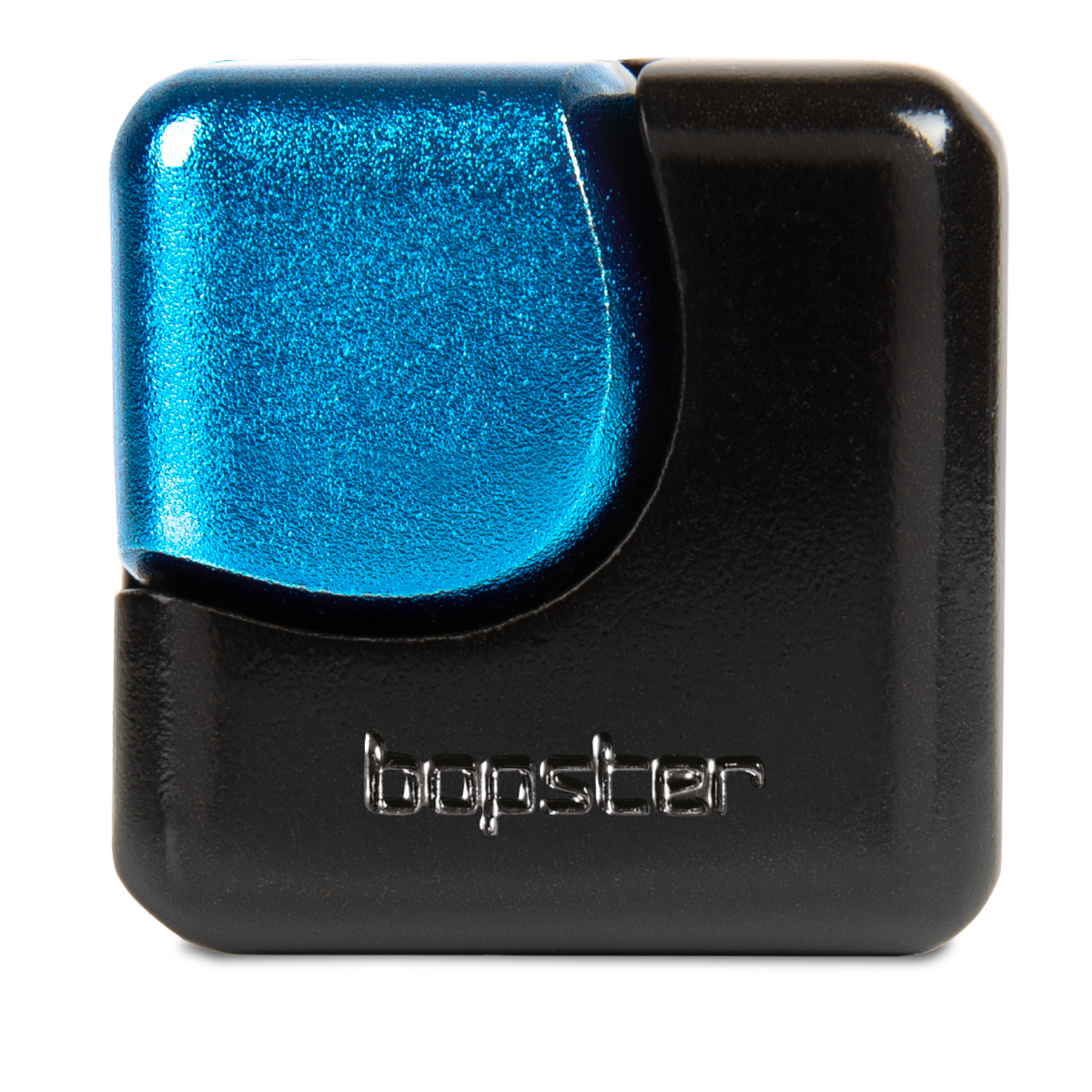 bopster Fidget Cube Spinner - Czarny/Niebieski