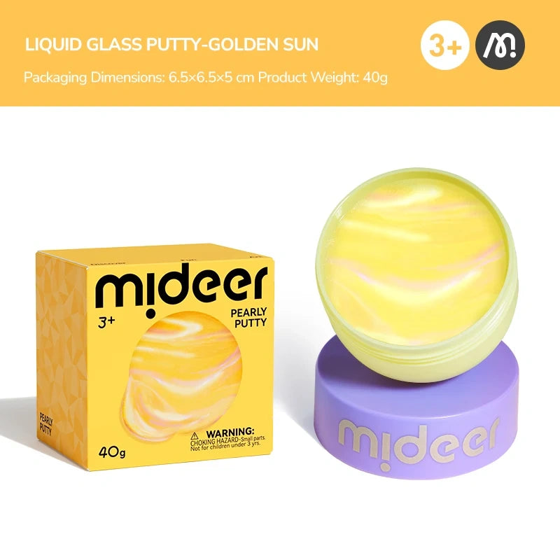 mideer Putty perłowa masa sensoryczna - golden sun
