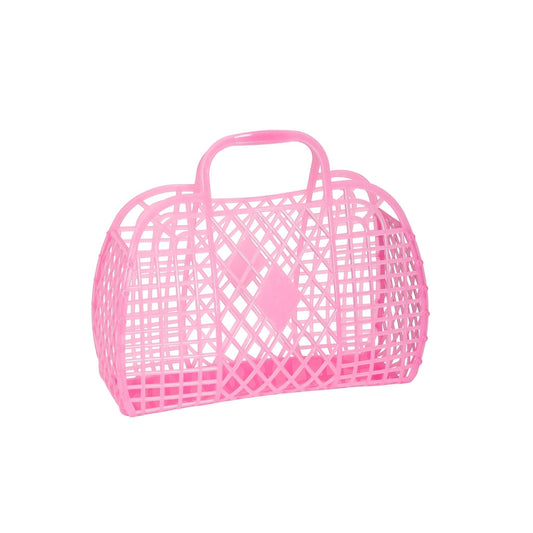 Koszyk Retro Small Neon Pink (Translucent)