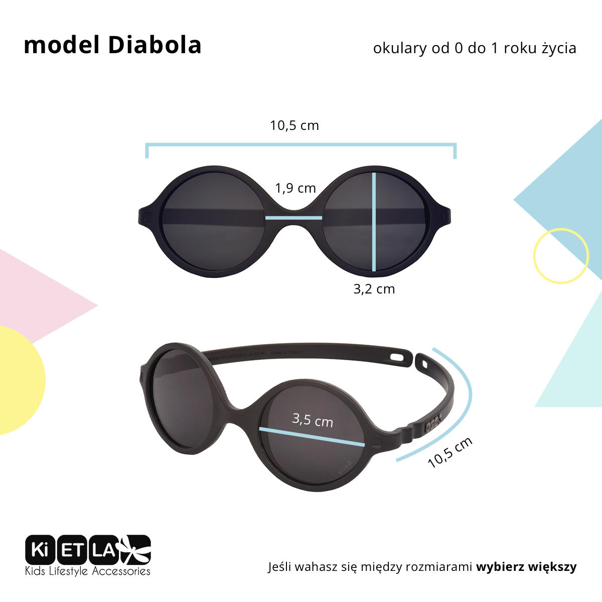 Okulary przeciwsłoneczne Diabola Denim / 0-1 Y
